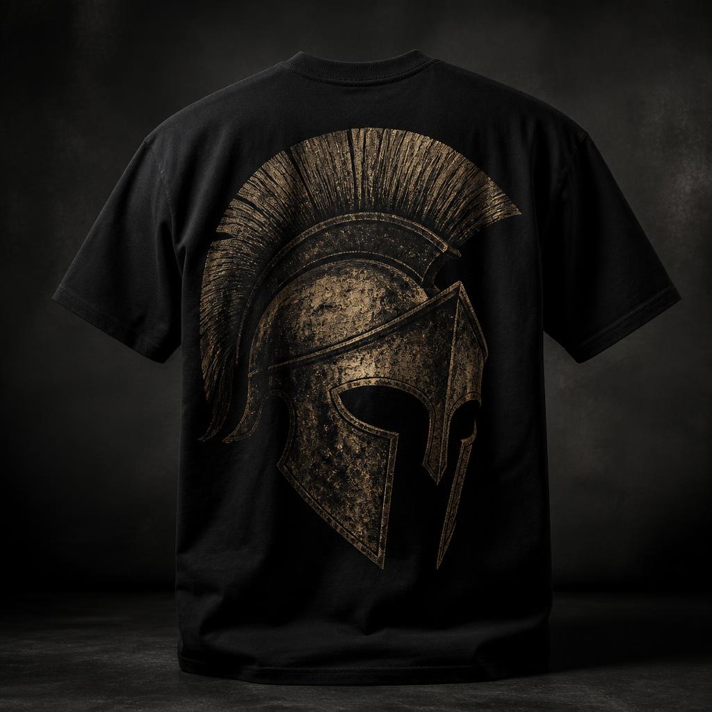Spartan helmet tee